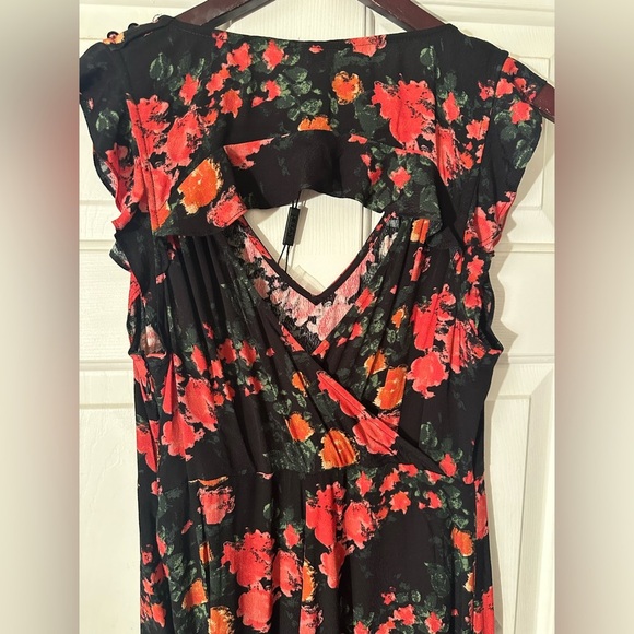 PLENTY by Tracy Reese x Anthropologie SM Laurette Black Red Floral Jumpsuit NWT - Picture 10 of 16